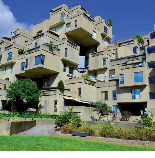 Le bâtiment Habitat 67