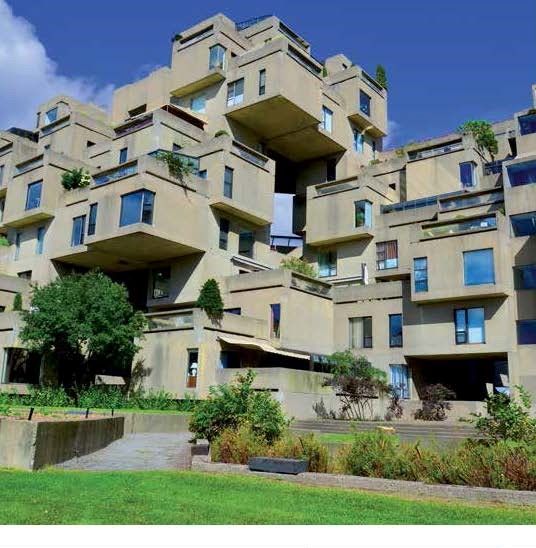 Le bâtiment Habitat 67